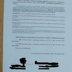 Den standardiserede kontrakt giver arbejderen to muligheder, når han får stukket den i hånden: "Ja, jeg ønsker at betale kontingent til fagforeningen" og "Nej, jeg ønsker ikke at betale kontingent til fagforeningen". Problemet er bare, at arbejderne på stribe sætter kryds i nej-kategorien, for de ved ikke hvad, de skriver under på.