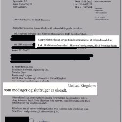 I Systematics tilladelse til at eksportere SitaWare fra Danmark til deres britiske datterselskab, står der at "slutbruger er ukendt". Få måneder i forvejen, søgte Systematic ansatte til at implementere SitaWare hos emiratiske militære styrker.